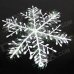 Christmas Decoration Sticking Snowflake - White (3 PCS)