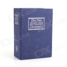 T007 Mini English Dictionary Piggy Bank - Dark Blue + White T007 Mini English Dictionary Piggy Bank - Dark Blue + White