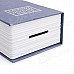 T007 Mini English Dictionary Piggy Bank - Dark Blue + White T007 Mini English Dictionary Piggy Bank - Dark Blue + White