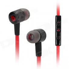 BIDENUO G800 Universal 3.5mm Jack Wired In-ear Headset w/ Microphone for Cellphone - Black + Red BIDENUO G800 Universal 3.5mm Jack Wired In-ear Headset w/ Microphone for Cellphone - Black + Red