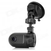 Mini GS608 1.5" TFT LCD 5.0 MP CMOS 1080P Wide Angle Lens Car DVR w/ HDMI / G-sensor / TF - Black