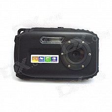 DC-B168 2.7" TFT Mini Sports DV 5.0 MP CMOS Water Resistant Camera Camcorder - Black DC-B168 2.7" TFT Mini Sports DV 5.0 MP CMOS Water Resistant Camera Camcorder - Black