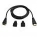 dgoo T02 HDMI Male to Male Cable + HDMI Female to Micro HDMI / Mini HDMI Male Adapters - Black dgoo T02 HDMI Male to Male Cable + HDMI Female to Micro HDMI / Mini HDMI Male Adapters - Black