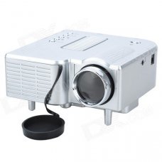 Geekwire LP-2A Portable FHD 1080P LED Projector w/ HDMI, VAG, USB 2.0, AV, SD, - Silver (US plug) Geekwire LP-2A Portable FHD 1080P LED Projector w/ HDMI, VAG, USB 2.0, AV, SD, - Silver (US plug)