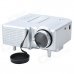 Geekwire LP-2A Portable FHD 1080P LED Projector w/ HDMI, VAG, USB 2.0, AV, SD, - Silver (US plug) Geekwire LP-2A Portable FHD 1080P LED Projector w/ HDMI, VAG, USB 2.0, AV, SD, - Silver (US plug)