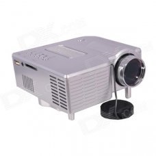 Geekwire LP-2 Portable FHD 1080P LED Projector w/ HDMI, VAG, USB 2.0, AV, SD, EU Plug - Silver Geekwire LP-2 Portable FHD 1080P LED Projector w/ HDMI, VAG, USB 2.0, AV, SD, EU Plug - Silver