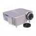 Geekwire LP-2 Portable FHD 1080P LED Projector w/ HDMI, VAG, USB 2.0, AV, SD, EU Plug - Silver Geekwire LP-2 Portable FHD 1080P LED Projector w/ HDMI, VAG, USB 2.0, AV, SD, EU Plug - Silver