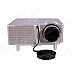 Geekwire LP-2 Portable FHD 1080P LED Projector w/ HDMI, VAG, USB 2.0, AV, SD, EU Plug - Silver Geekwire LP-2 Portable FHD 1080P LED Projector w/ HDMI, VAG, USB 2.0, AV, SD, EU Plug - Silver