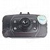 HD720 Mini HD 2.4" TFT 5.0 MP CMOS 4X 120 Degree 1080p Car DVR w/ AV-OUT - Black + Red + Grey HD720 Mini HD 2.4" TFT 5.0 MP CMOS 4X 120 Degree 1080p Car DVR w/ AV-OUT - Black + Red + Grey