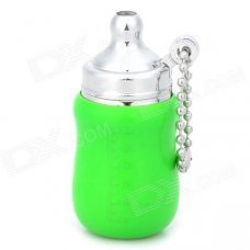 883 Cute Mini Feeding Bottle Style Butane Lighter - Green