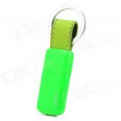 005 Mini Portable Butane Gas Lighter w/ Key Ring - Green