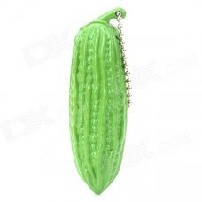 110 Fun Little Bitter Gourd Shaped Butane Gas Lighter - Green