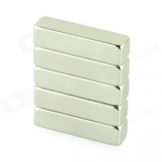 25.4 x 6.4 x 6.4mm Powerful NdFeB Magnet - Silver (5 PCS) 25.4 x 6.4 x 6.4mm Powerful NdFeB Magnet - Silver (5 PCS)