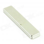 40 x 10 x 5mm Powerful NdFeB Magnet - Silver (2 PCS)