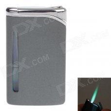 6471 Fashionable Business Green Flame Butane Lighter - Grey 6471 Fashionable Business Green Flame Butane Lighter - Grey