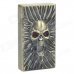 CHEERLINK Personality Design Skull Pattern Wind-Resistant Gas Jet Lighter - Golden + Grey CHEERLINK Personality Design Skull Pattern Wind-Resistant Gas Jet Lighter - Golden + Grey