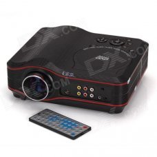 EJIALE EJL010 640 x 480 Portable Home Theater DVD Projector w/ TV + USB + SD - Black + Red EJIALE EJL010 640 x 480 Portable Home Theater DVD Projector w/ TV + USB + SD - Black + Red