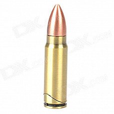 Creative Bullet Style Blue + Orange Flame Butane Lighter - Bronze + Red Bronze Creative Bullet Style Blue + Orange Flame Butane Lighter - Bronze + Red Bronze