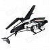 JIA QI TT1005B 2-CH IR Remote R/C Helicopter - Black + Red JIA QI TT1005B 2-CH IR Remote R/C Helicopter - Black + Red