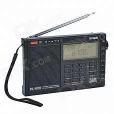 TECSUN PL-600 Digital Tuning Full-Band FM/MW/SW-SBB/AIR/PLL SYNTHESIZED Stereo Radio Receiver (4xAA) TECSUN PL-600 Digital Tuning Full-Band FM/MW/SW-SBB/AIR/PLL SYNTHESIZED Stereo Radio Receiver (4xAA)