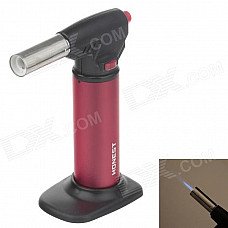 HONEST BCH501 High Quality Multi Purpose 1300'C Windproof Straight Lighter - Black + Silver + Red HONEST BCH501 High Quality Multi Purpose 1300'C Windproof Straight Lighter - Black + Silver + Red