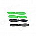 Hubsan H107-A36 Rotor BG for H107C R/C Quadcopter - Green + Black (4 PCS) Hubsan H107-A36 Rotor BG for H107C R/C Quadcopter - Green + Black (4 PCS)