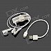 Roman S536 Fashionable Wireless Handsfree Bluetooth Headset - White + Silver Roman S536 Fashionable Wireless Handsfree Bluetooth Headset - White + Silver