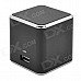 KD-CKYX-LANSE Portable 5W Media Player Speaker w/ TF / FM - Black + Silver KD-CKYX-LANSE Portable 5W Media Player Speaker w/ TF / FM - Black + Silver