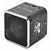 KD-CKYX-LANSE Portable 5W Media Player Speaker w/ TF / FM - Black + Silver KD-CKYX-LANSE Portable 5W Media Player Speaker w/ TF / FM - Black + Silver