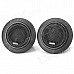 120W 12V Automotive Electric Speakers Set w/ Adhesive Tape - Black 120W 12V Automotive Electric Speakers Set w/ Adhesive Tape - Black