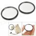 PS-319 Round-Shaped Mini Car Blinding Spot Rearview Mirrors - Black (2 PCS)