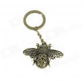 Bee Style Zinc Alloy Keychain - Bronze