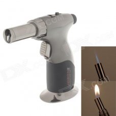 JOBON ZB-529 High Quality Multi-Purpose Zinc Alloy Windproof Lighter - Black + Titanium JOBON ZB-529 High Quality Multi-Purpose Zinc Alloy Windproof Lighter - Black + Titanium