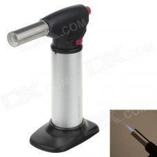 HONEST BCH501 High Quality Multi Purpose Windproof Straight Lighter - Black + Silver + Red HONEST BCH501 High Quality Multi Purpose Windproof Straight Lighter - Black + Silver + Red