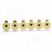 QB9 Mini Face Expression Exercise Targets - Yellow + Silver (6 PCS) QB9 Mini Face Expression Exercise Targets - Yellow + Silver (6 PCS)