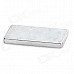 20117 Powerful N38 NdFeB Rectangular Magnet - Silver (10 PCS)