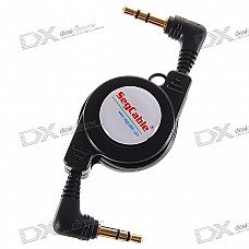 3.5mm Retractable Stereo Audio Male to Male Data Cable (65CM-Length) 3.5mm Retractable Stereo Audio Male to Male Data Cable (65CM-Length)