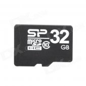 SP C10 32G High Speed Micro SDHC / TF Memory Card - Black + White (32GB / Class 10)