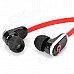 BIDENUO G780 Universal In-Ear Earphones w/ Microphone for Iphone / HTC / Samsung - Black + Red BIDENUO G780 Universal In-Ear Earphones w/ Microphone for Iphone / HTC / Samsung - Black + Red