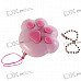 Stress Relieving Electronic Cat Paw Keychain with Mew Effects