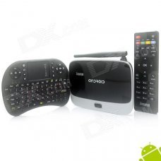 Jesurun DX05 Quad-Core Android 4.2.2 Google TV Player w/ 2GB RAM, 8GB ROM + Germany Keyboard Jesurun DX05 Quad-Core Android 4.2.2 Google TV Player w/ 2GB RAM, 8GB ROM + Germany Keyboard