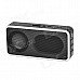 MD09 Portable MP3 Speaker w/ FM Radio / TF - Black + White MD09 Portable MP3 Speaker w/ FM Radio / TF - Black + White