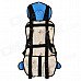 Multi-function Car Safety Harness Seat Cover Cushion for Children - Blue + Black Multi-function Car Safety Harness Seat Cover Cushion for Children - Blue + Black