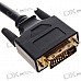 Gold Plated DVI 24+5 Male to HD15 + 3RCA Female Splitter (21CM-Cable)