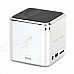 MUSIC ANGEL JH-MD07U Mini Portable Media Player Speaker w/ TF / FM - Silver