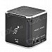 MUSIC ANGEL JH-MD07U Mini Portable Media Player Speaker w/ TF / FM - Black MUSIC ANGEL JH-MD07U Mini Portable Media Player Speaker w/ TF / FM - Black