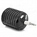 Microphone Style Rechargeable 3.5mm Plug Speaker for Iphone / Ipad - Black Microphone Style Rechargeable 3.5mm Plug Speaker for Iphone / Ipad - Black