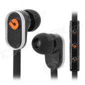 BIDENUO G780 Universal In-ear Earphone for Smart Phones - Black + Silver + Orange