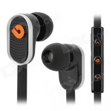 BIDENUO G780 Universal In-ear Earphone for Smart Phones - Black + Silver + Orange BIDENUO G780 Universal In-ear Earphone for Smart Phones - Black + Silver + Orange