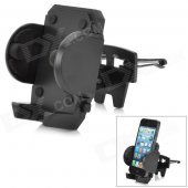 180 Degree Rotational Car Vent Mount Holder for Iphone / GPS - Black